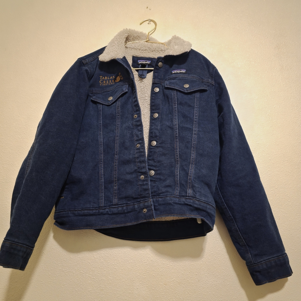 Patagonia Navy Sherpa Jean Jacket